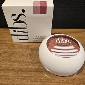 dibs. THE DUET Baked Blush Duo Backstage Vegan Cruelty-Free Shimmer Powder